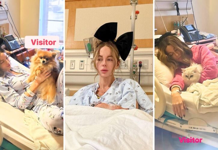 Kate Beckinsale Shares Tearful Hospital Visit From Her Pets