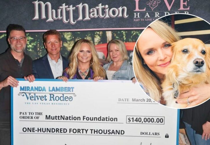 Miranda Lambert Raised $140K for her MuttNation Charity through her Las Vegas Residency