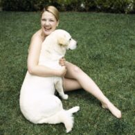 Drew Barrymore's pet Flossie
