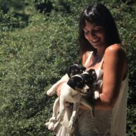 Marta Milans' pet Puppies at a Farm