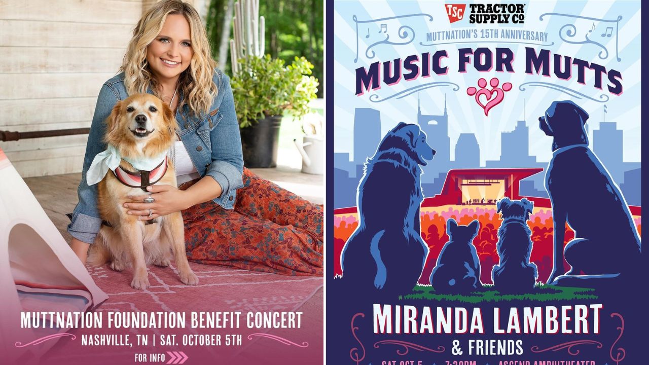 Miranda Lambert Announces Music for Mutts Concert to Benefit Rescue Dogs