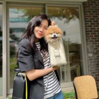 Shin Hyun-been's pet Pomeranian
