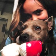 Britt Baron's pet Remy