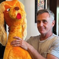 David Eigenberg's pet Cuddly Dudley