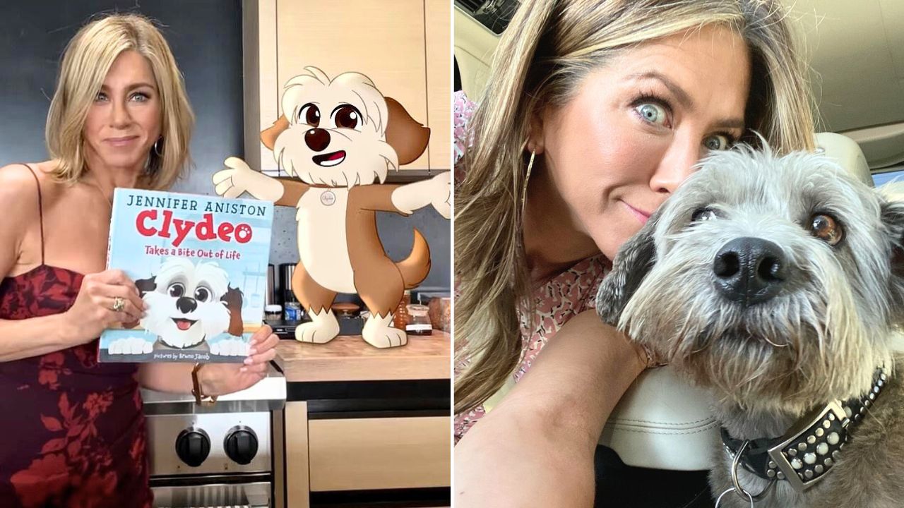 Jennifer Aniston Debuts Childrens Book Series Inspired by Her Rescue Dog Clyde