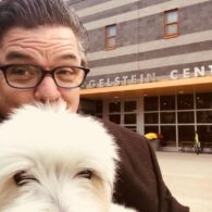 Oliver Platt's pet Westie