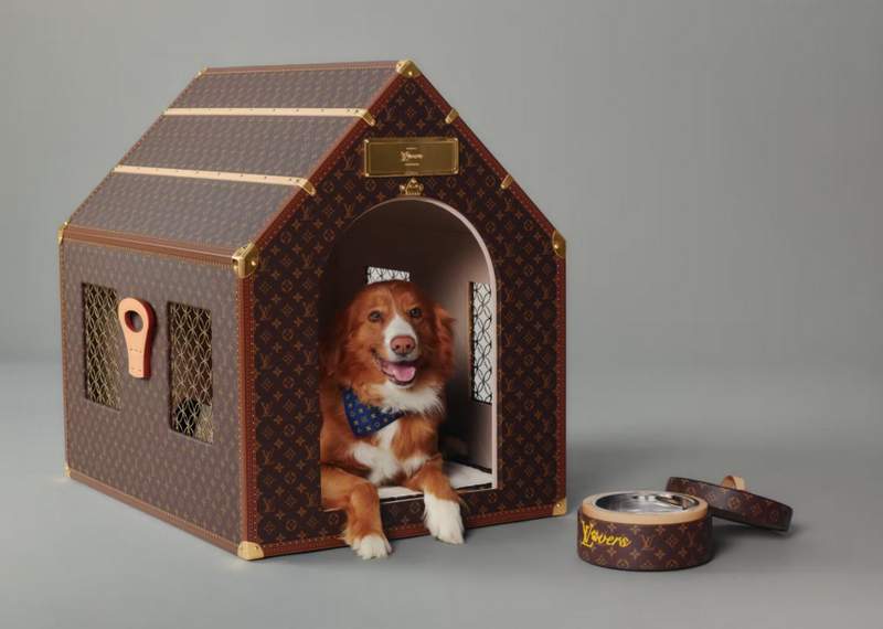 Pharrell Williams Louis Vuitton dog house