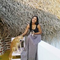 Amala Paul's pet Nature and Blue