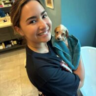 Demi Lovato's pet Pickle