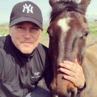 Lochlyn Munro's pet Bud