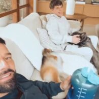 Ricky Martin's pet Pomeranian