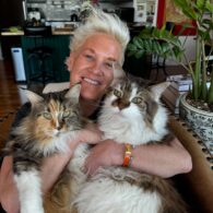 Anne Burrell's pet Marcia & Friend