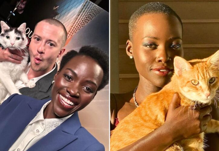 Lupita Nyong’O and Her Rescue Kitty Take on 'A Quiet Place' Cat TikTok Challenge