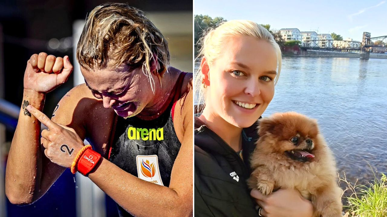 Olympic Marathon Swimmer Sharon Van Rouwendaal Wins Gold and Dedicates It to Her Late Dog