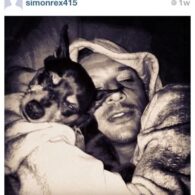 Simon Rex's pet Duane