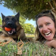 KaDee Strickland's pet German Shepherd