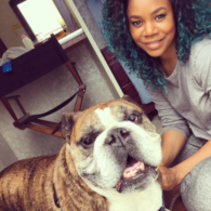 Regina Hall's pet Zeus