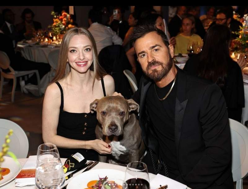 Amanda Seyfried and Justin Theroux at Best Friends Animal Society fundraiser event