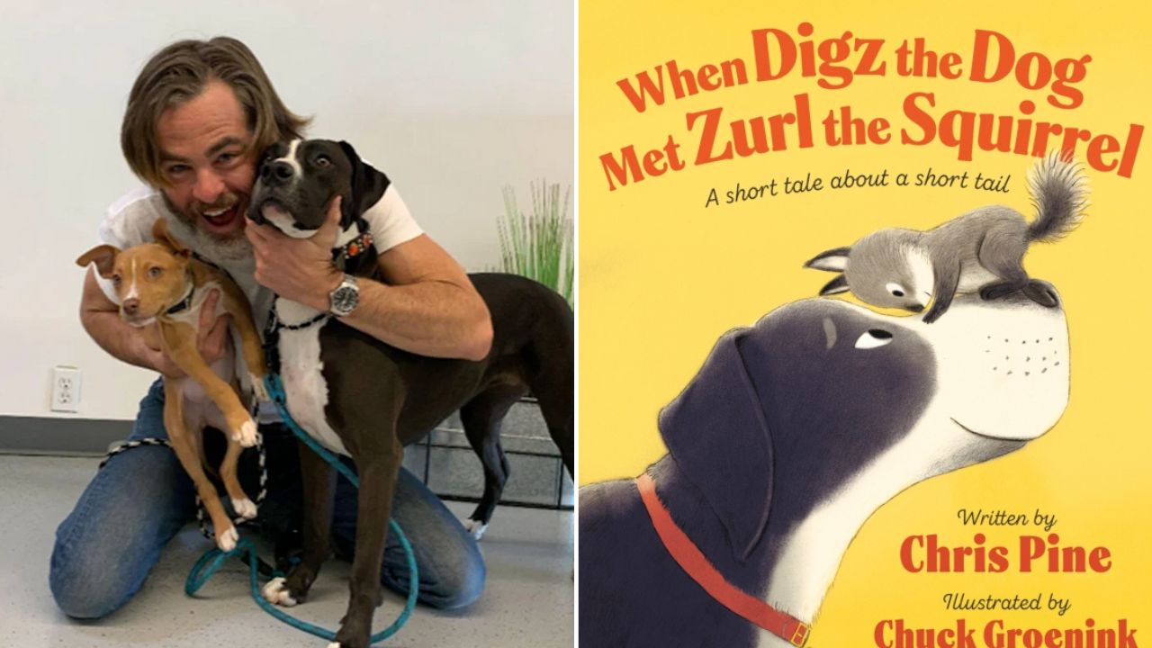 Chris Pine’s Rescued Pitbulls Inspired His New Children’s Book