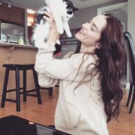 Melanie Scrofano's pet Wynonna