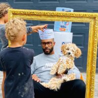 Omari Hardwick's pet Poodle Mix