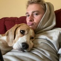 Ben Hardy's pet Frankie