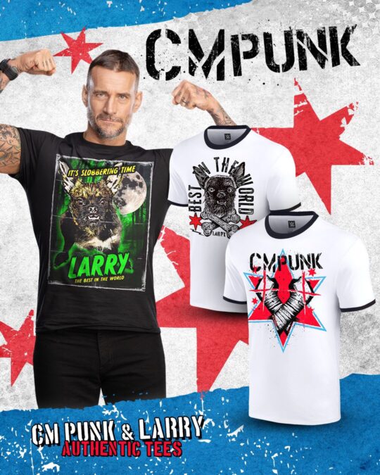 CM Punk dog Larry T shirts