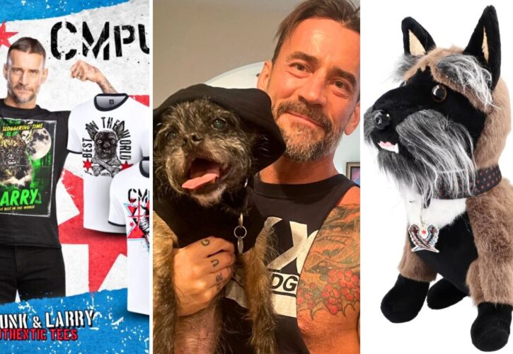 CM Punk’s Rescue Dog Larry’s Merch Is Outselling a Lot of WWE Superstars