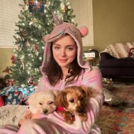 Madison Davenport's pet Roxie and Zoey