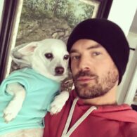 Charlie Weber's pet Nap