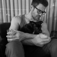 Charlie Weber's pet Sam