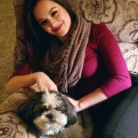 Hayley Orrantia's pet Gizmo