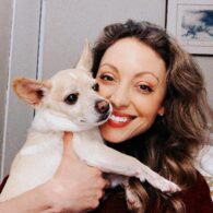 Leah Gibson's pet Chihuahua