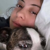 Rosa Salazar's pet Dog