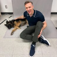 Teddy Sears' pet River