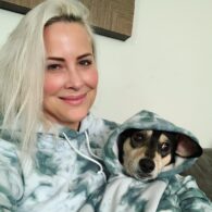 Brittany Daniel's pet TJ