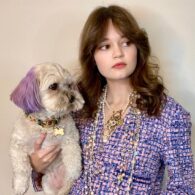 Ciara Bravo's pet Dog