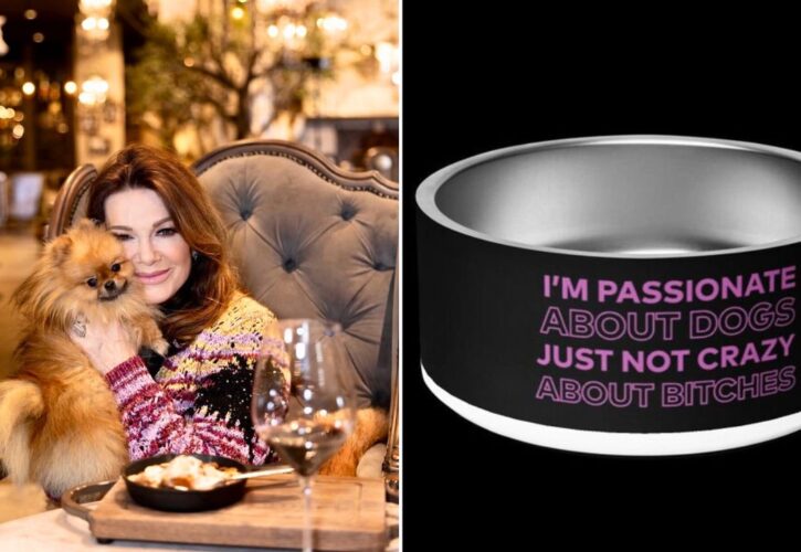 After a 9 Year Wait, Lisa Vanderpump Puts Her Iconic Tag Line “I’m Passionate About Dogs…” on a Doggy Bowl