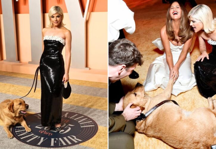 Selma Blair’s Service Dog Slayed as the Vanity Fair Oscars Party