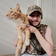 Atticus Shaffer's pet Pumpkin