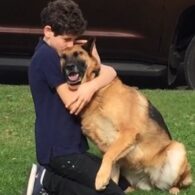 David Mazouz's pet Lila