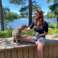 Michelle Morgan's pet Dog