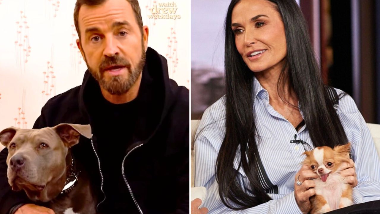 Demi Moore and Justin Theroux Name the Biggest Celebs Their Dogs Have Met