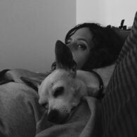 Katherine Moennig's pet Floyd