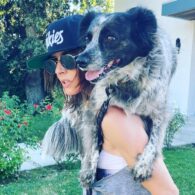 Katherine Moennig's pet Mo