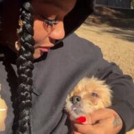 Lauryn McClain's pet Cujo
