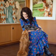 Lisa Edelstein's pet Banana and Rescues