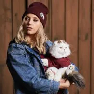 Riley Voelkel's pet Quentin