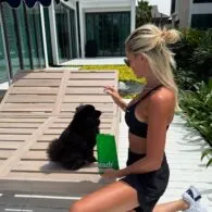 Roxy Jacenko's pet Oreo