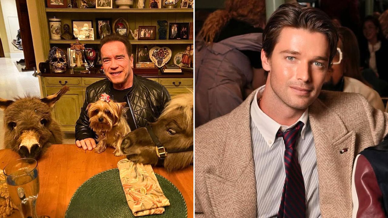 Patrick Schwarzenegger Says His Dad Arnold’s Mid-Life Crisis Has Turned Him into Dr. Doolittle